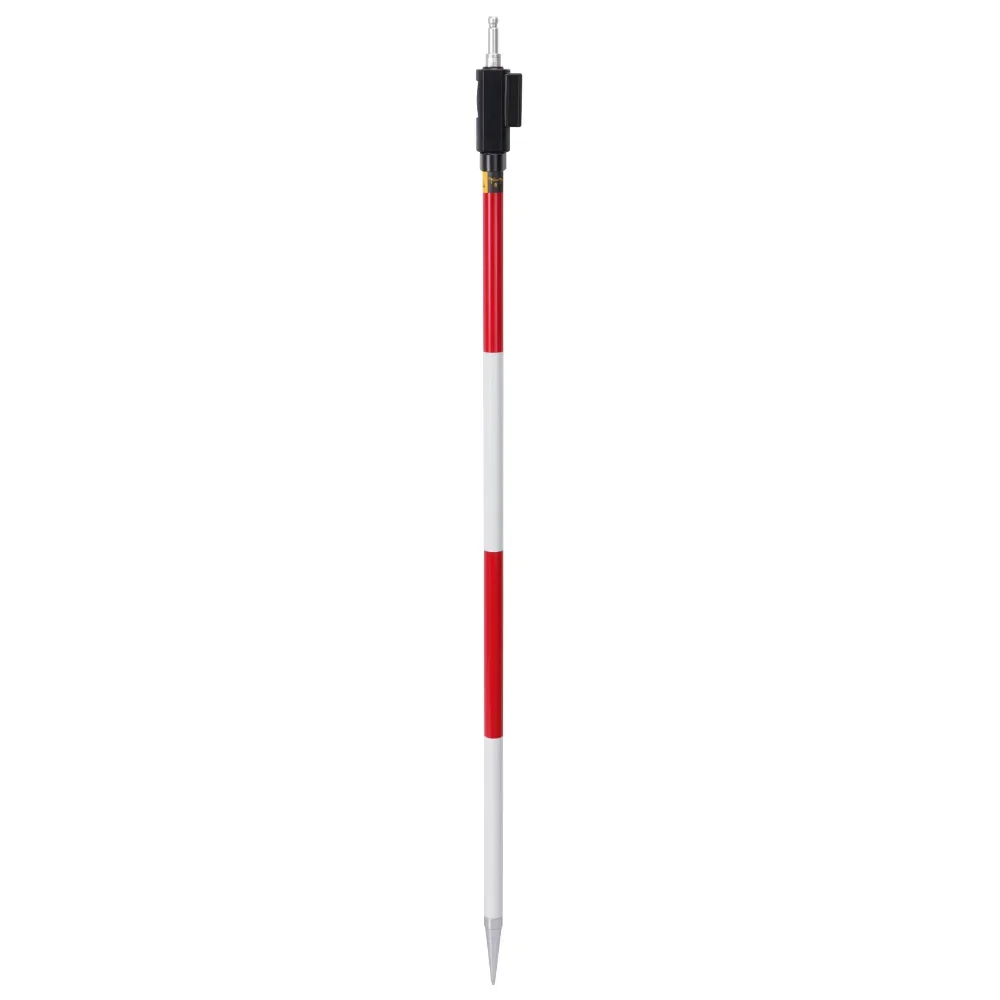 Swiss-Style Snap Lock 2.15m Prism Pole For Total Station Surveying