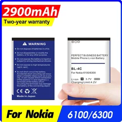 2900mah Replacement Bl-4c Bl4c Cell Phone Battery for Nokia 6100 6125 6136 6170 6300 7705 7200 7270 8208 Bl 4c Bateria