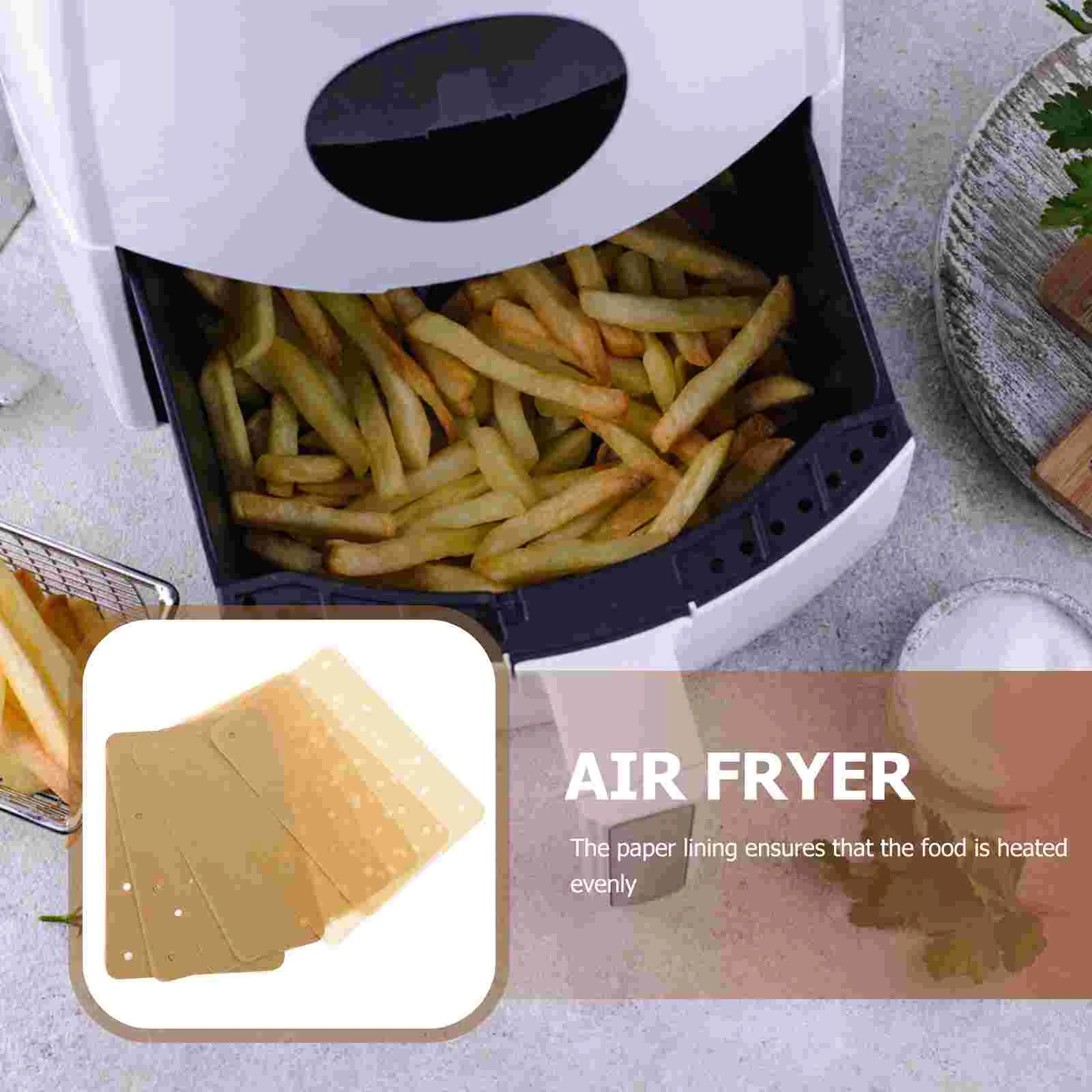 

Double Microwave Grill Oven Heat-resistant Mat Air Fryer Pans Food Grade Wrap Baking Tray