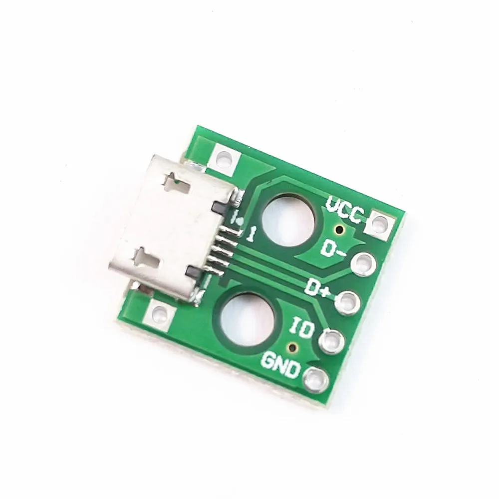 Micro Mini USB A B D Type C Connector 16Pin to 4Pin Test PCB Board Adapter 16P Socket For USB2.0 Data Line Wire Cable Transfer