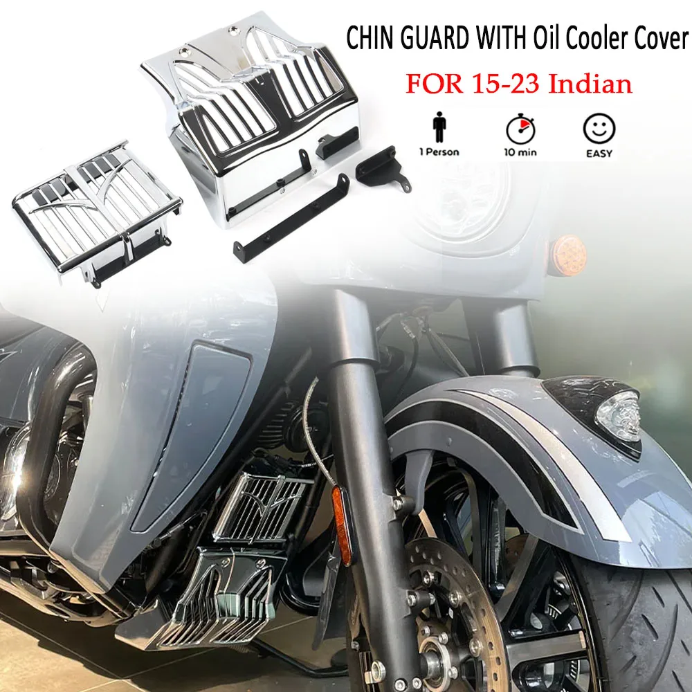 New Motorcycle Fairing Lower Front Spoiler Air Dam Fairing Mudguard Cover Protective cover Accessories FOR 15-23 Indian Bagger