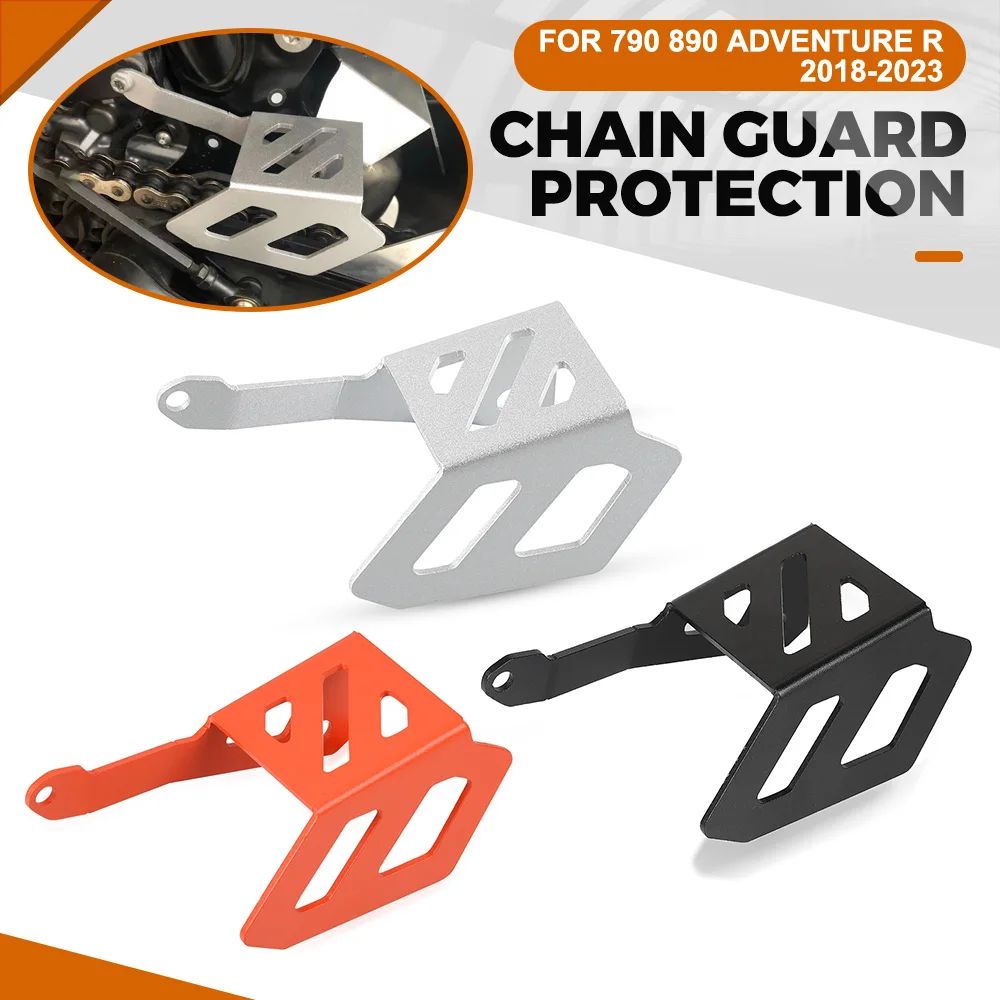 

2022 Motorcycle Aluminum Shell Sprocket Frame Accessory Chain Guard Protection For 790 ADV 890 790 Adventure R/S 2018-2023