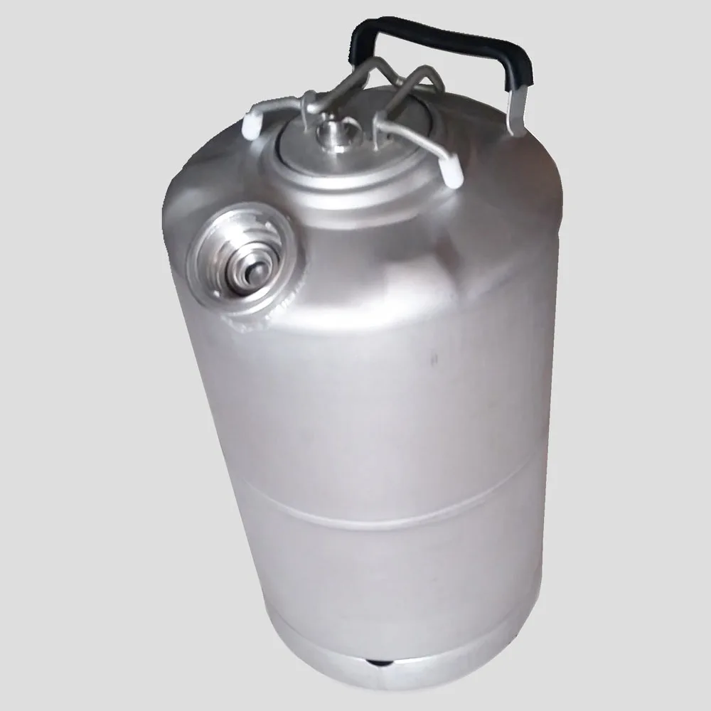 Stainless Steel 15lt Disinfect Cleaning Keg with One Two Three D S G A Keg spear for Beer Pipe Cleaning