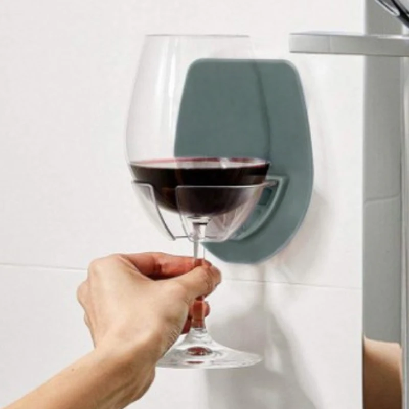 Portable Wine Glass Holder Glass Accessories Shelf Bathroom Rack Products Shelf Red Wine Cup Boat Storage Rack Shelves