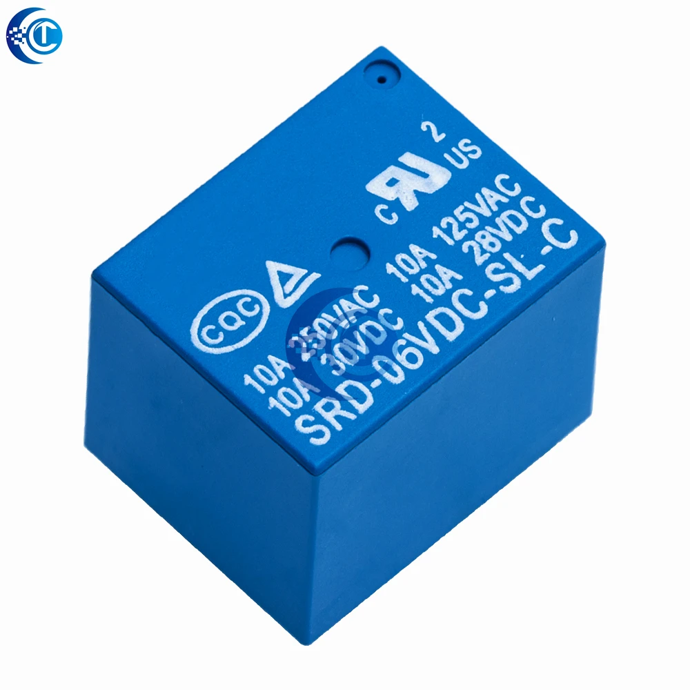 Relay SRD-03VDC-SL-C SRD-05VDC-SL-C SRD-06VDC-SL-C SRD-09VDC-SL-C SRD-12VDC-SL-C 3V 5V 6V 9V 12V 24V 48V 10A 250VAC 5PIN