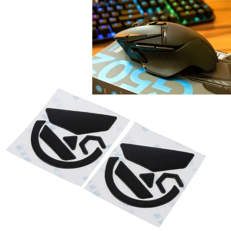 2 Sets 0.6mm Mouse Feet Mouse Skates Mouse Stickers Pad for logitech G502 HERO LIGHTSPEED Mouse