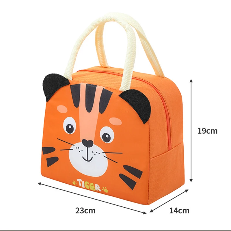 Cartoon Cooler Lunch Bag For Picnic Kids Women Travel Thermal Breakfast Organizer Insulated Waterproof Storage Bag Lunch Box New