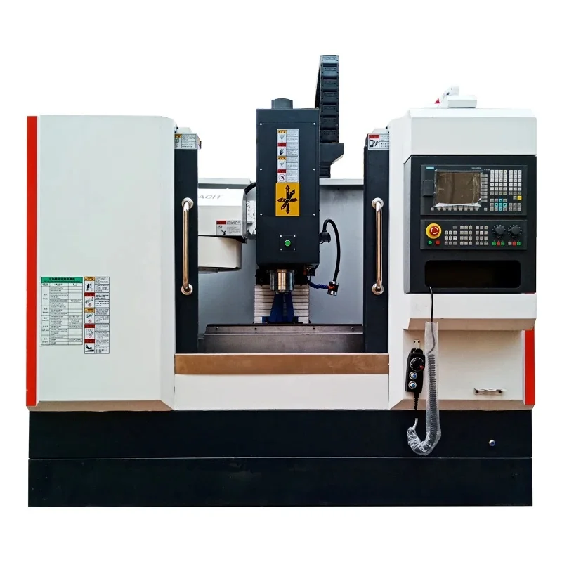 Cnc Milling Machine 3 4 Axis VMC550 Aluminum Steel Bt40 Spindle Mini Mill 12 tools ATC price sale hobby wood routers