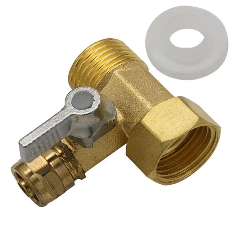 D0AB Шаровые клапаны 3/8 -дюймовые латунные шариковые клапаны для очистки водных отверстий.