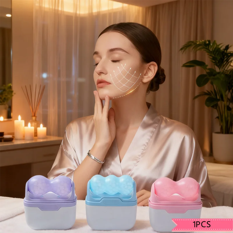 أداة العلاج البارد لتخفيف الصداع النصفي برأس مزدوج أداة العلاج البارد للوجه لتقليل الانتفاخ إصابة صغيرة مهدئة للعناية بالبشرة مدلك