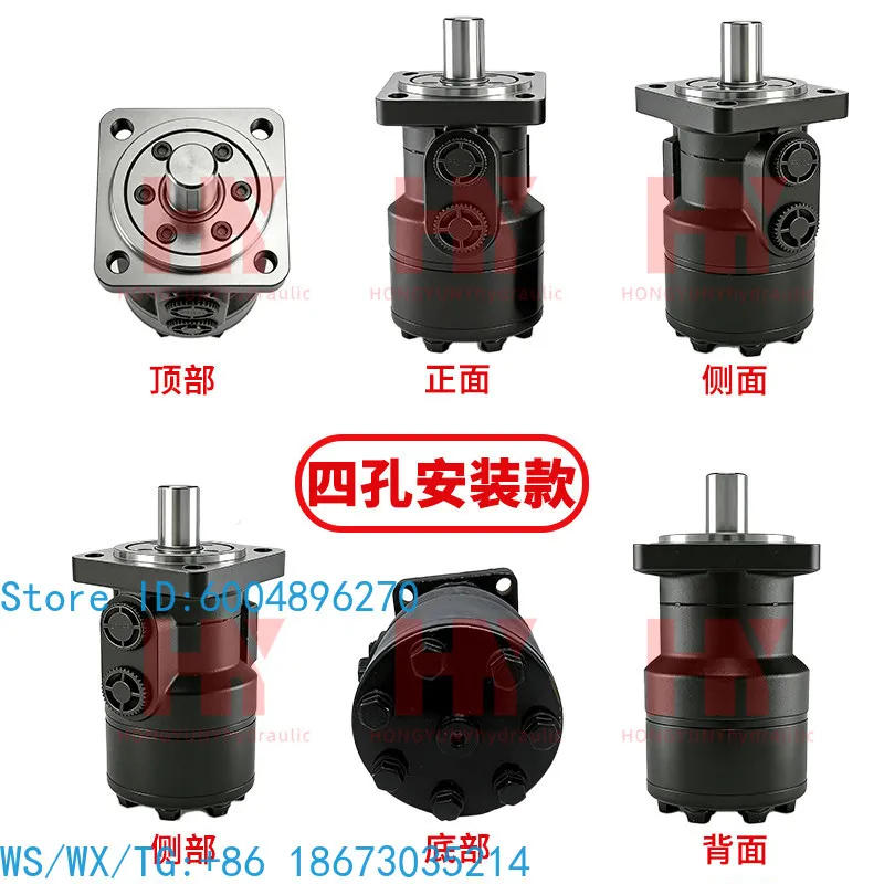 Cycloidal Hydraulic Motor Low Speed High Torque BMR High Speed Bm2 Die Oil Motor 50/160/250/315/400