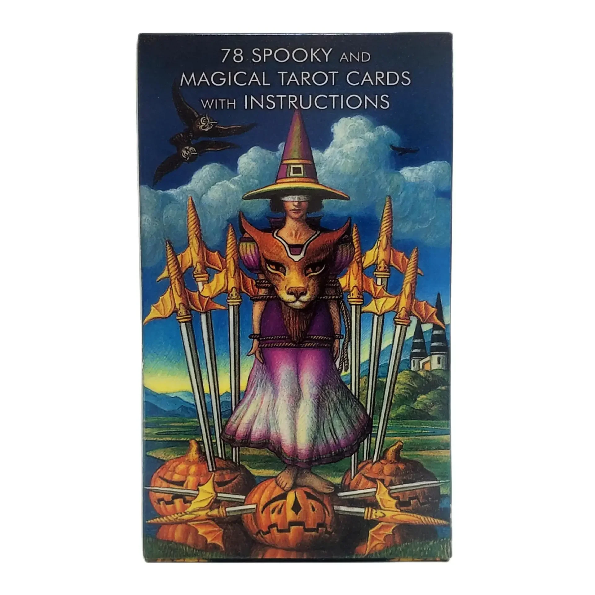 

Jack-O'-Lantern Tarot cards A 78 Deck English Visions Divination Edition Deck Borad Playing Games
