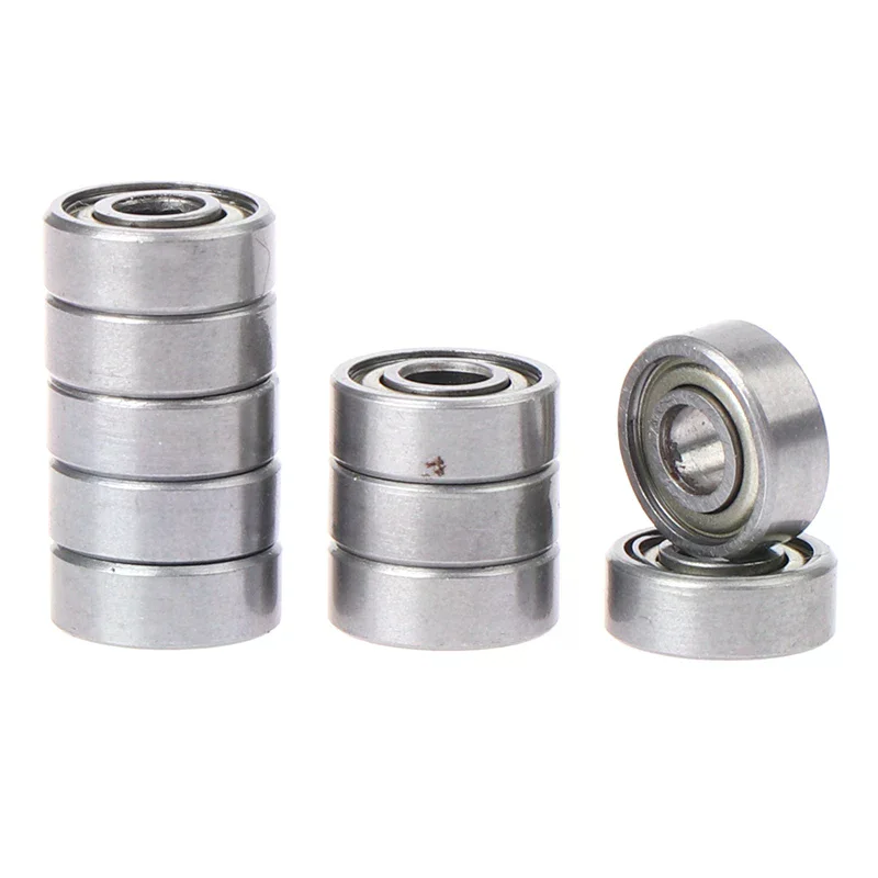 10pc Deep Groove Spherical Carbon Steel Miniature Bearings 695ZZ High Quality Durable Design