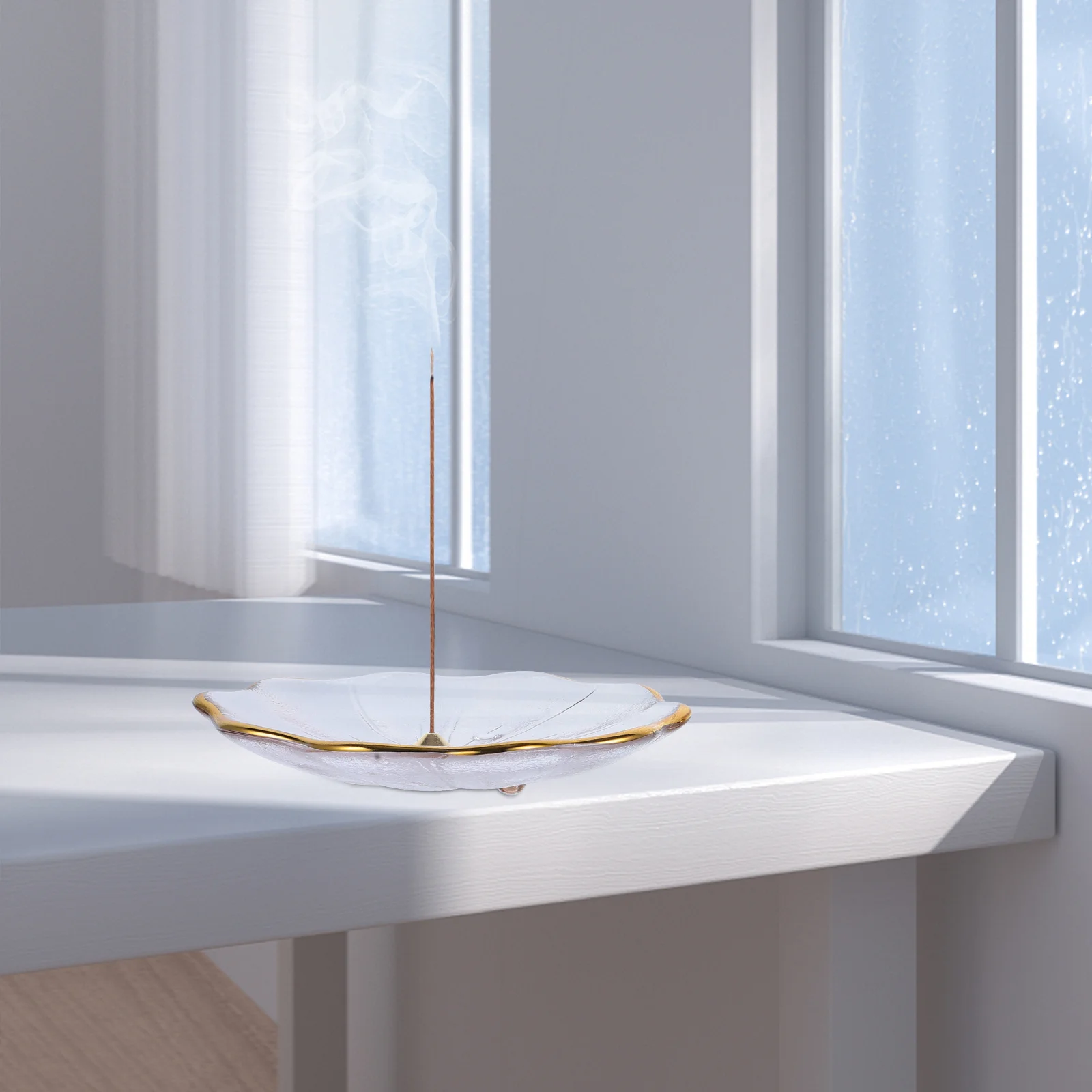 

1 set 1 Set Incense Stick Holder Burner Ash Catcher For Sticks Cones Desktop Censer Home Decor Meditation Aroma Therapy Table