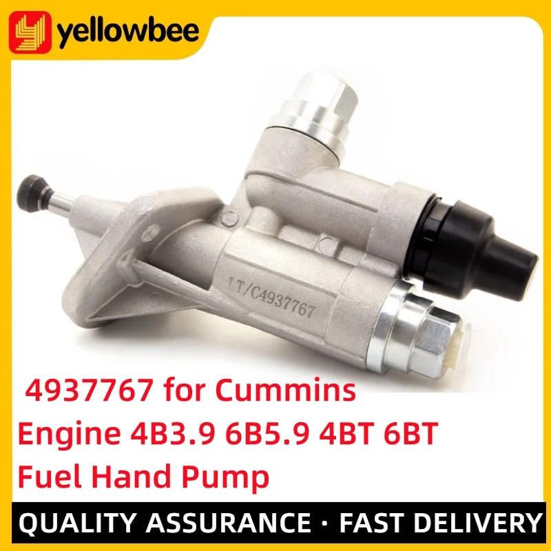 2024 New Fuel Transfer Pump 4937767 for Cummins Engine 4B3.9 6B5.9 4BT 6BT Fuel Hand Pump DCEC Fuel Pump C4937767