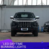 For JAC x8 plus a5 plus qx phev T8 T6 V7 DRL Scanning Light Car Hood Daytime Running Light LED Strip Accessories 12V 1.5m