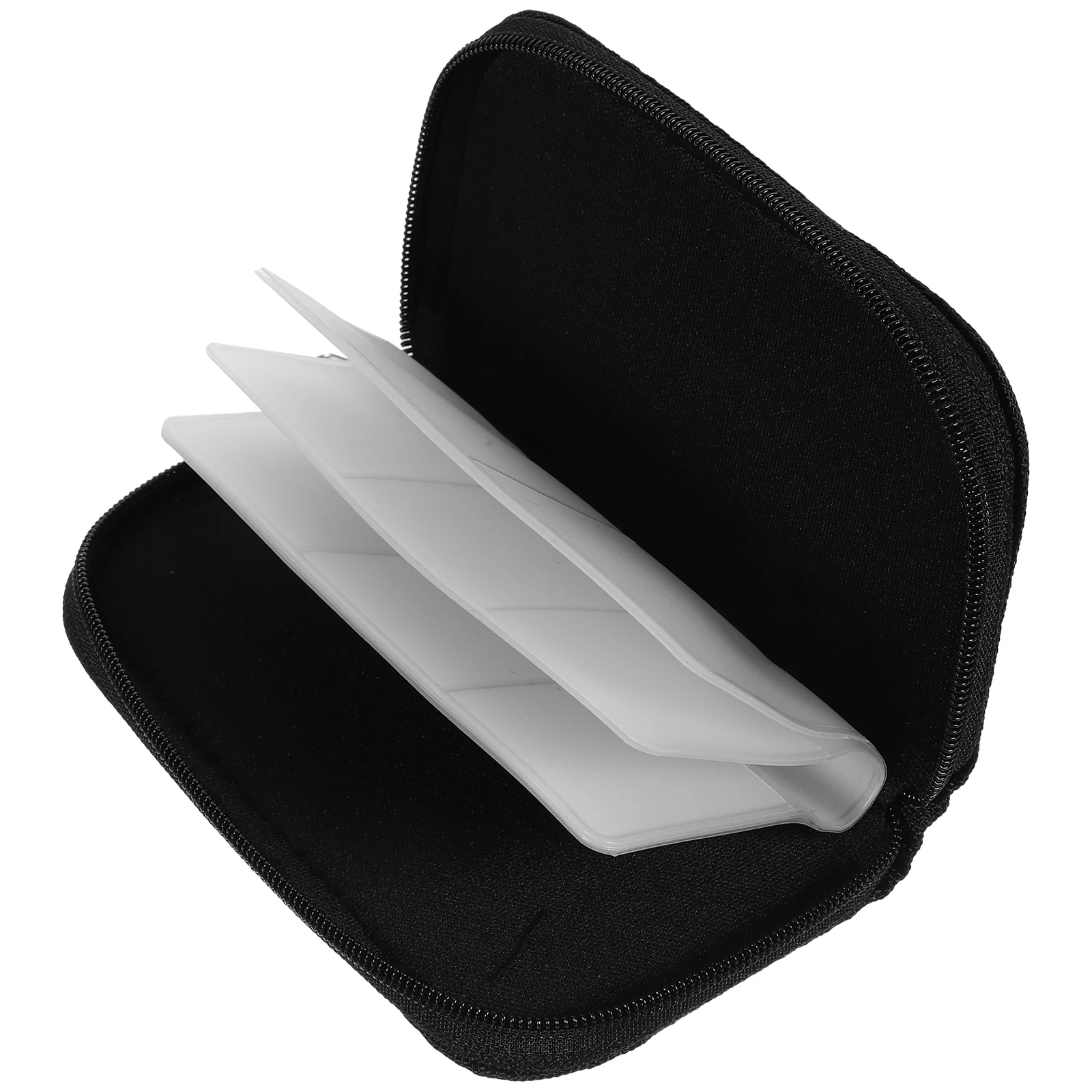 

22 Slots Memory Holder Card Storage Organizer Zipper Case Portable Lightweight Keychain Buckle Durable Convenient For