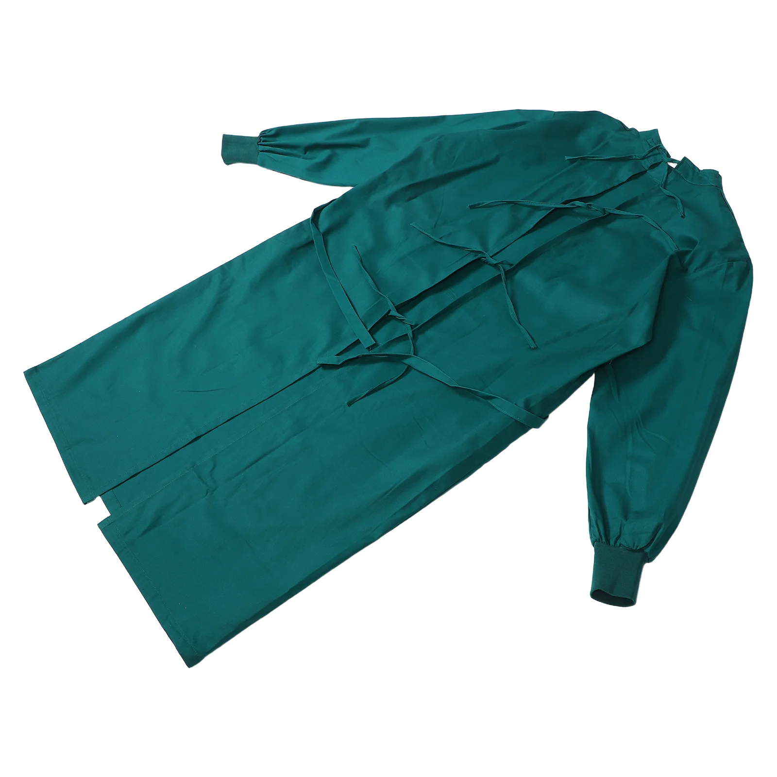 1 Set Professional Surgical Gown Full Coverage Breathable Cotton Scrubs For Medical Procedures Doctor Outfit Operating Room