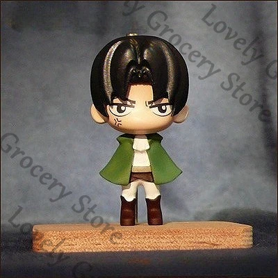 

Anime Levi Ackerman Shingeki No Kyojin Attack on Titan Cosplay Cartoon Mini Garage Kits Figures Model Miniature Figurine Gift