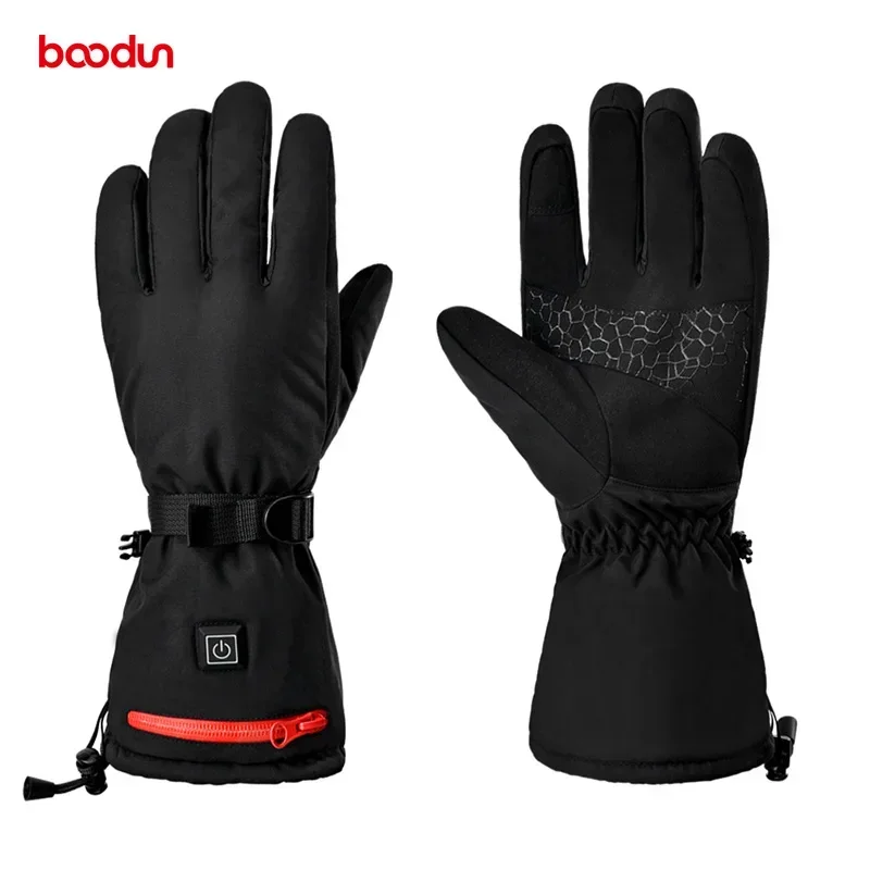 Riding Heat Gloves Outdoor Sports Motorcycles Intelligent Electric Heating Winter Windproof Warm And Waterproof