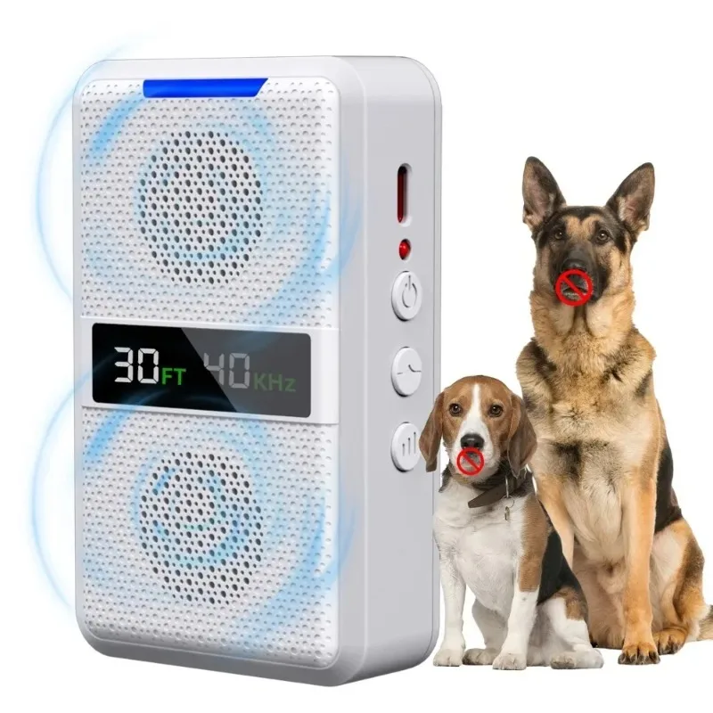 For All Kinds of Dogs Anti Barking Device for Dogs, Ultrasonic Dog Bark Deterrent Devices, Adjustable Frequency & Range