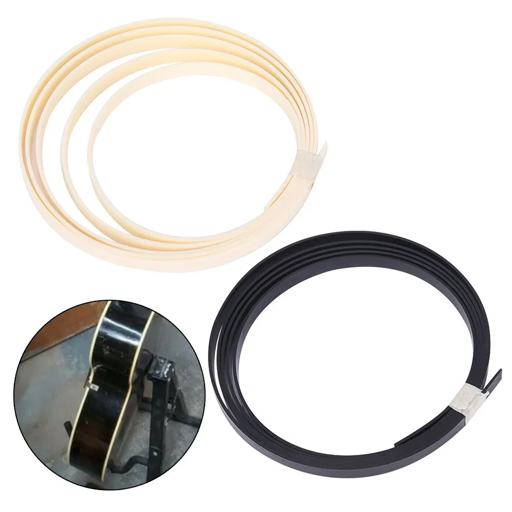 Guitar Neck Body Binding Purfling Strip For Luthier 1650mmx6mm ABS Plastic Guitar Binding Purfling Strip Edge Trim Accessories