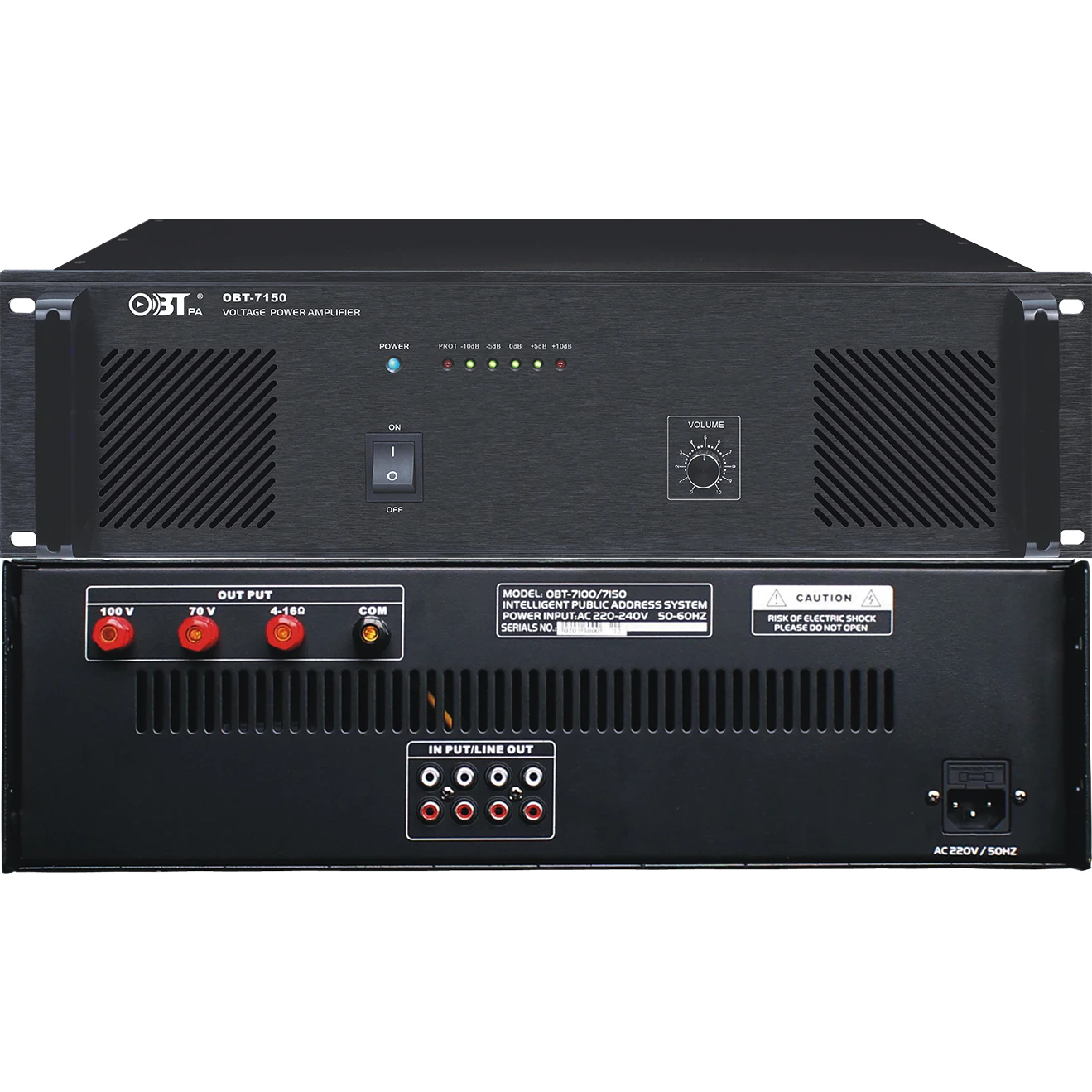 OBT-7100/7150/7200 Extreme Power Amplifier 1000 Watt Price for Professional Commercial Sound Systems