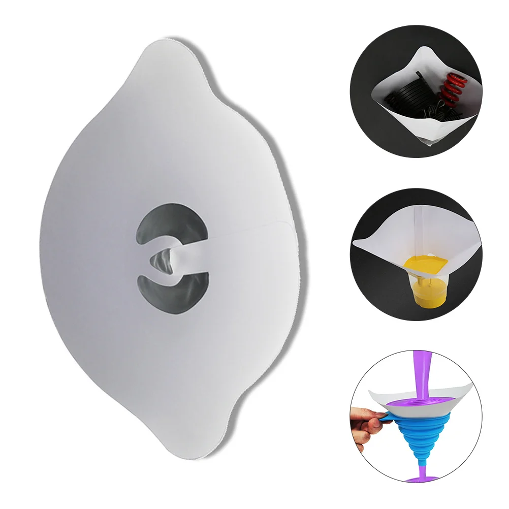 

100Pcs Painting Filter Paper Funnel Nylon Mesh Strainers for Solvent Acrylic Enamel Coating High Capacity Non-Spill Design