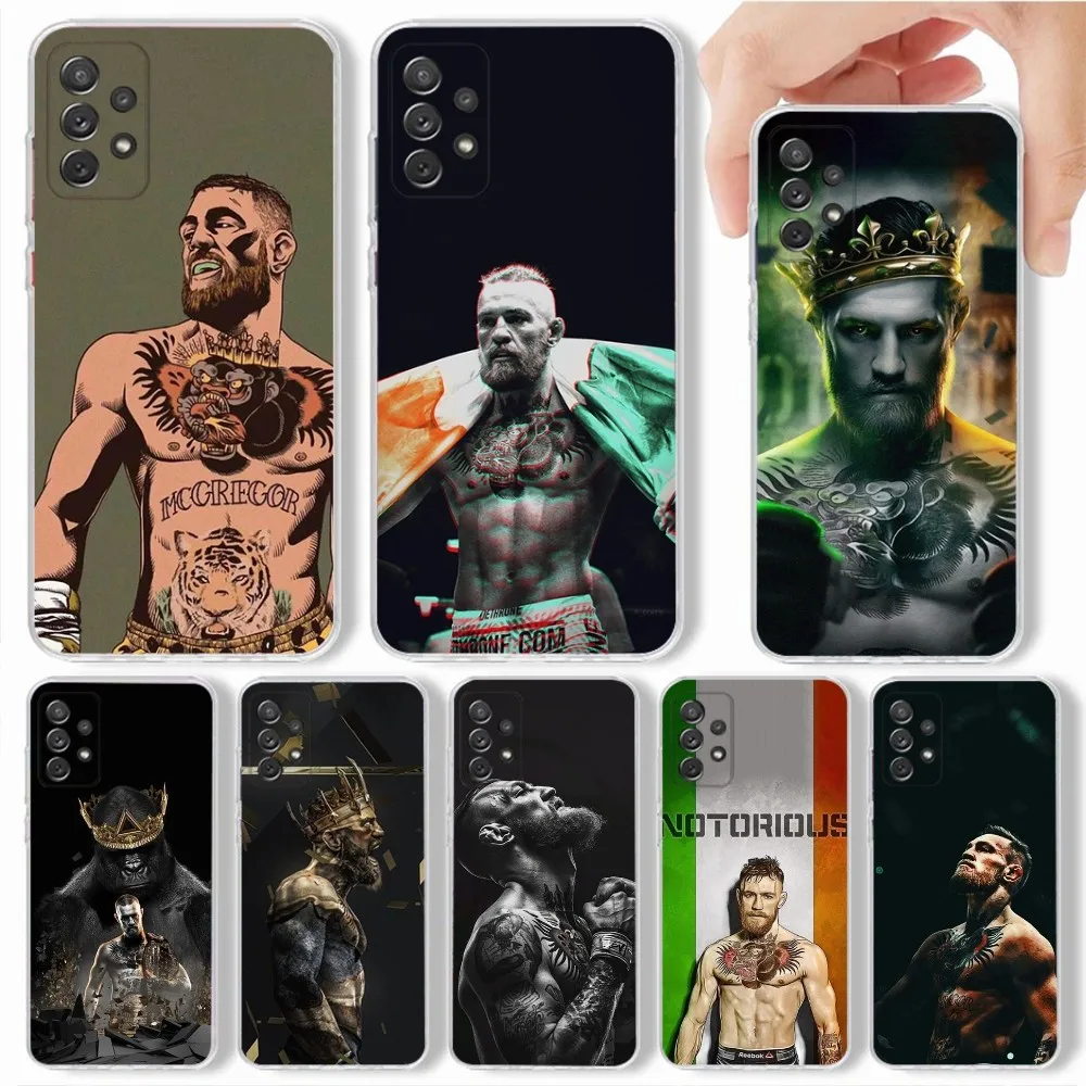 C-Conor M-McGregor Phone Case For Samsung,Galaxy,S20,S21,S22,S23,Fe,Lite,Plus,Ultra Note Shell