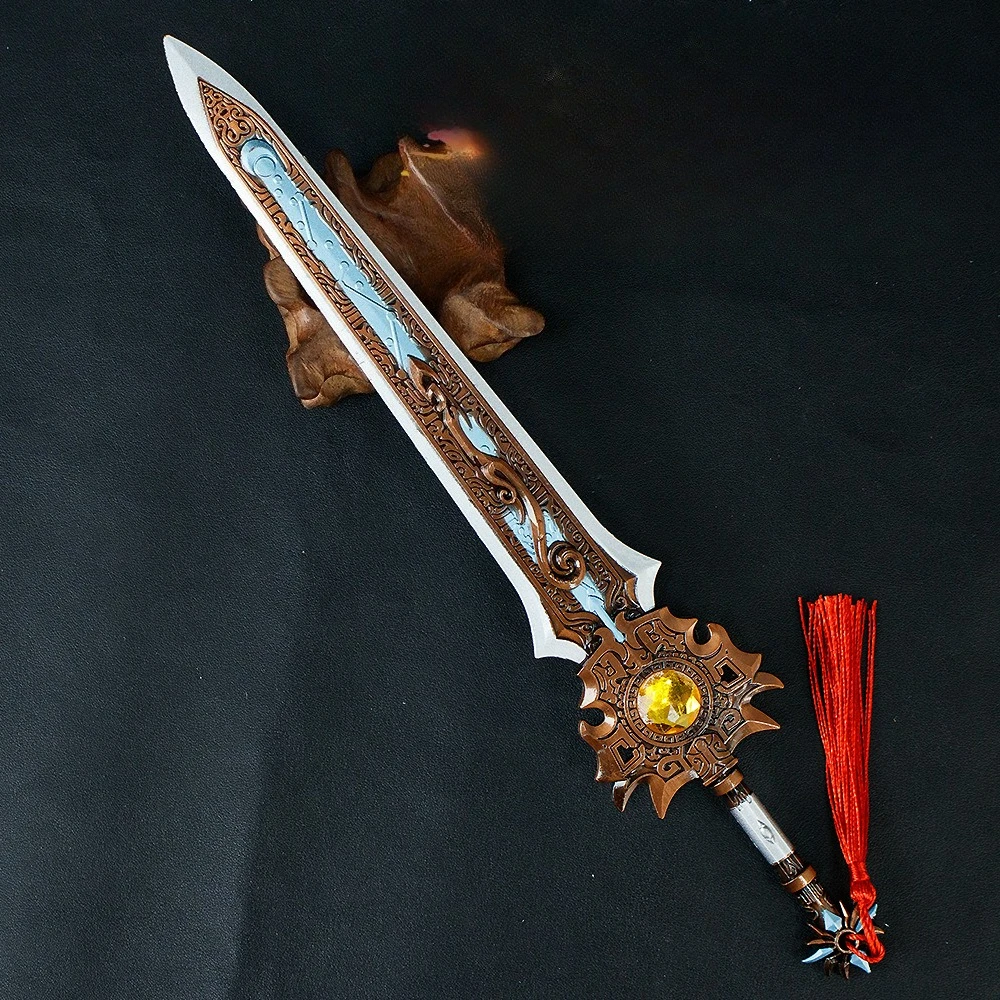 30 cm Game Perifere China Xuanyuan Oude Zwaard wapens Model Cosplay Prop Speelgoed mes Desktop Collectible Ornament Jongen Gift
