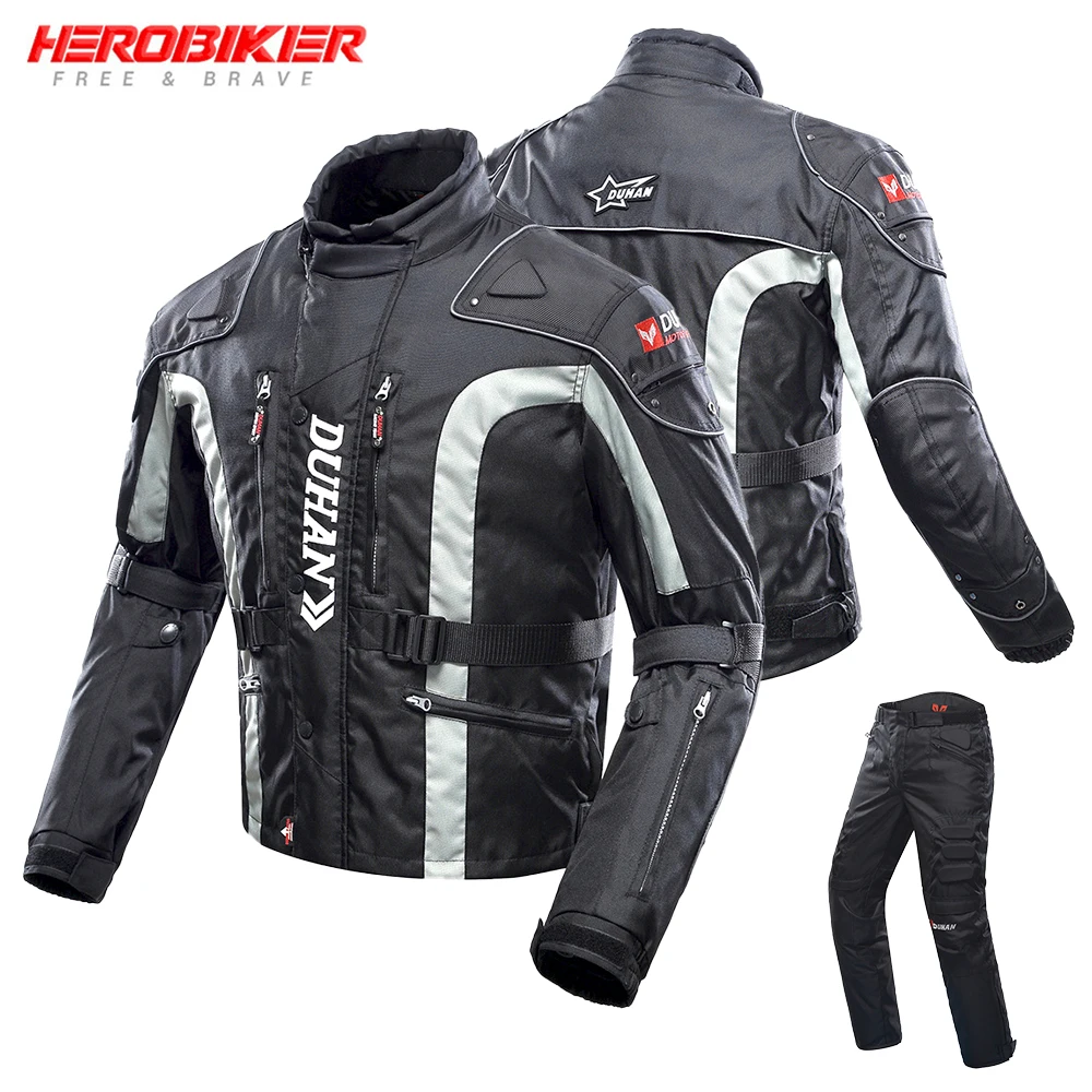 

Winter Motorcycle Riding Jacket Anti Fall Reflective Riding Clothes Riding Pants Waterproof And Warm Motocross Riding Jacket