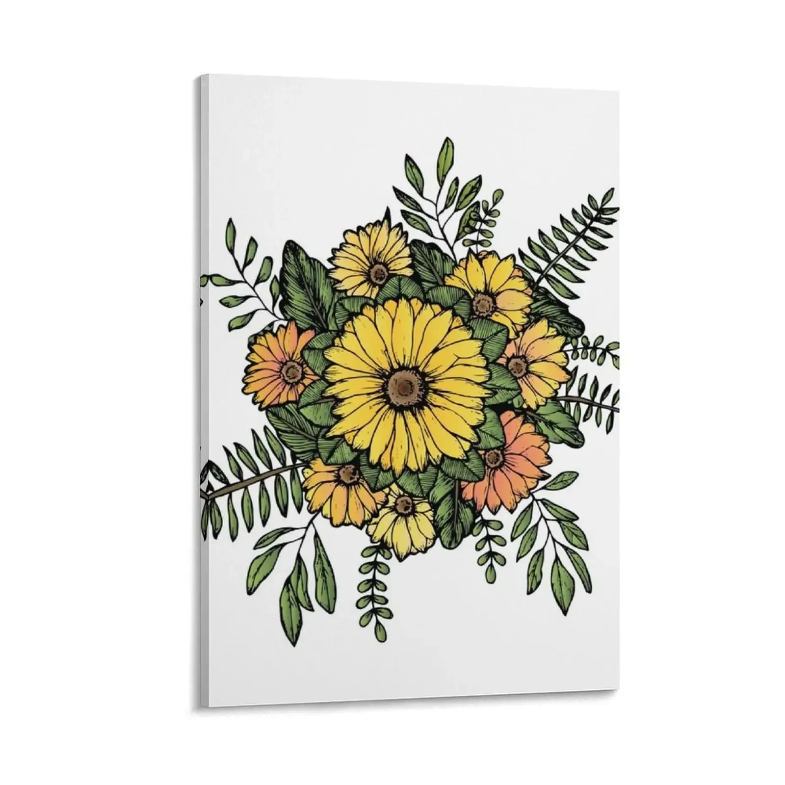 

SUNFLOWERS Canvas Painting art mural aesthetic room posters for wall