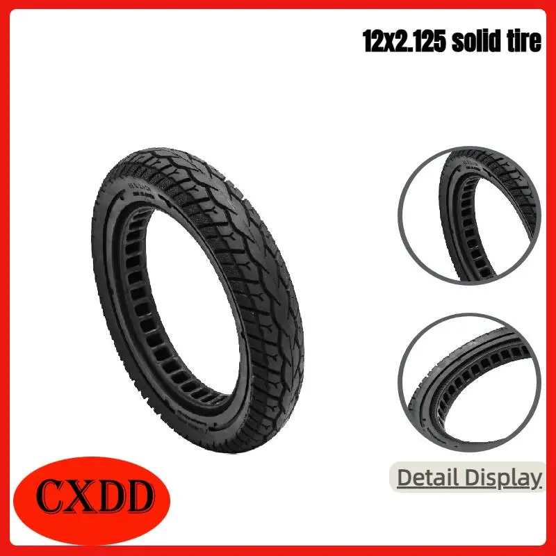 

12x2.125 off-road solid tire suitable for electric scooters/bicycles, 12 inch explosion-proof solid tire