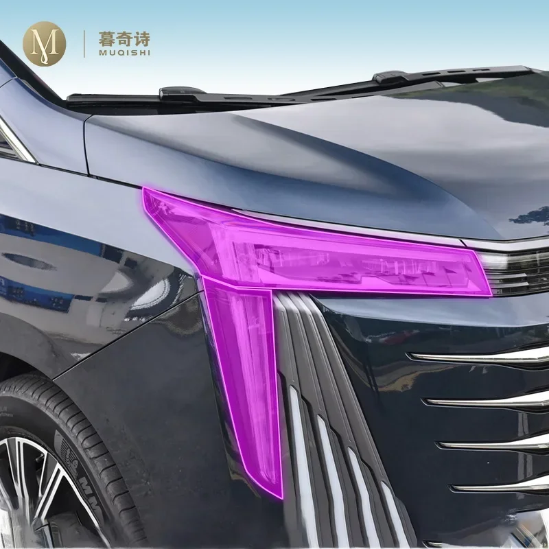 For GAC Trumpchi E9 M8 2023 Car exterior Headlamps PPF Paint protection Film Anti scratch Scratch repair TPU film transparent