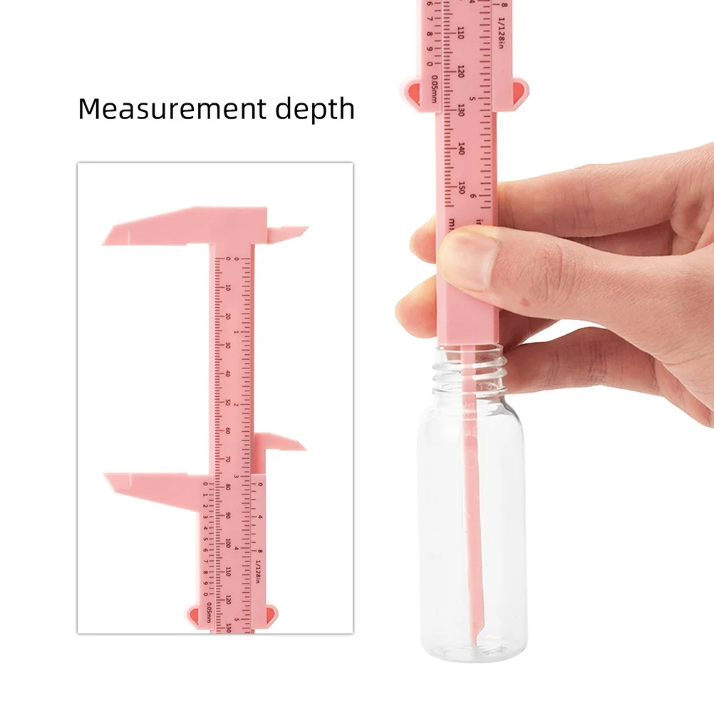 Règle de tatouage de sourcils, étrier en plastique, outils de maquillage en Gel multicolore, poche coulissante, étriers de mesure du visage pour sourcils Standard