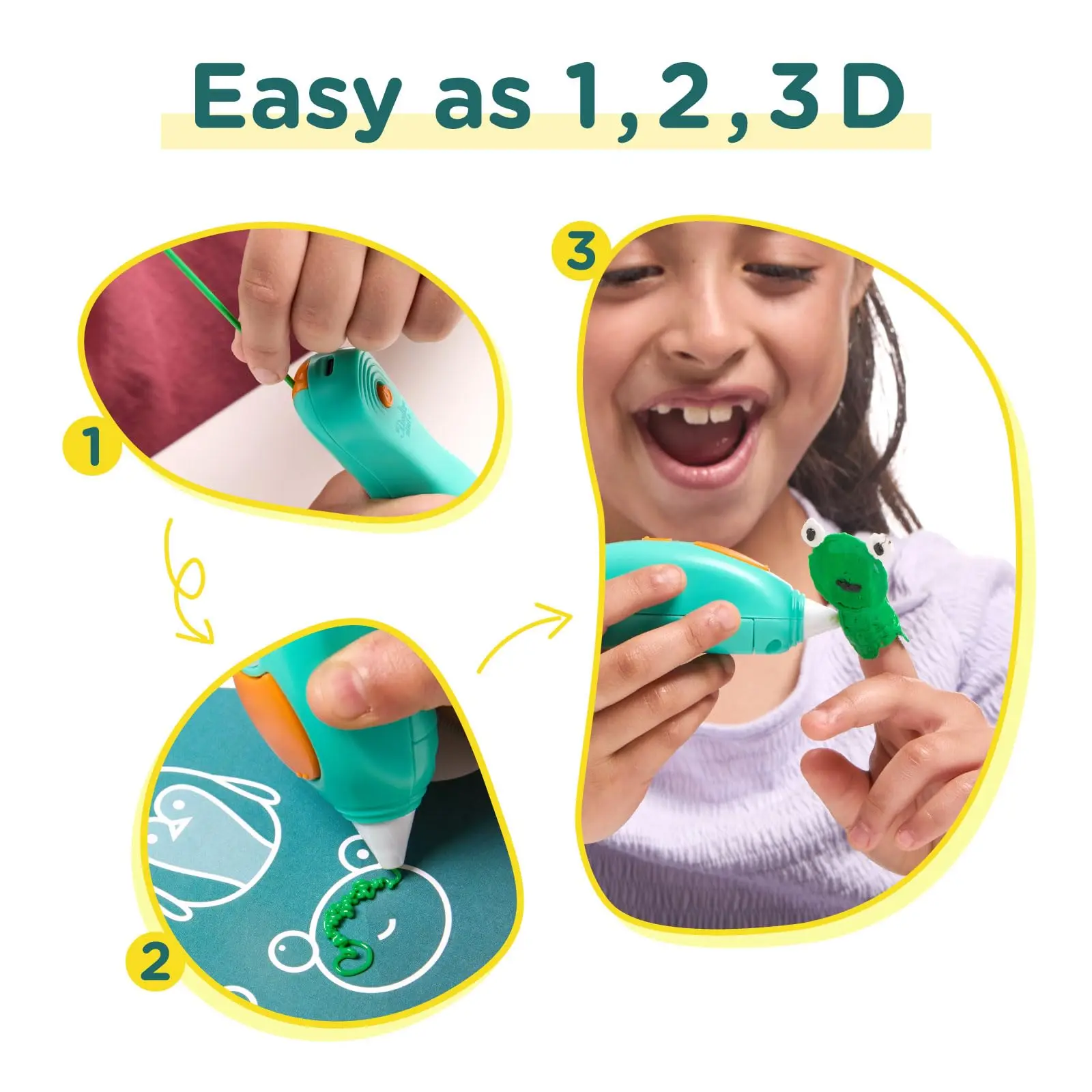 New 3Doodler Start Essentials 3D Children's Printing Pen Set Toy Novelty Educational Fun from Mainland China for Ages 6+