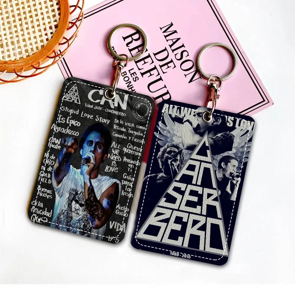 Canserbero Pop Music Singer Star Holder Keychain With Keychain for Access Card Bus Pass & Card Credit ID Bank Card Protective