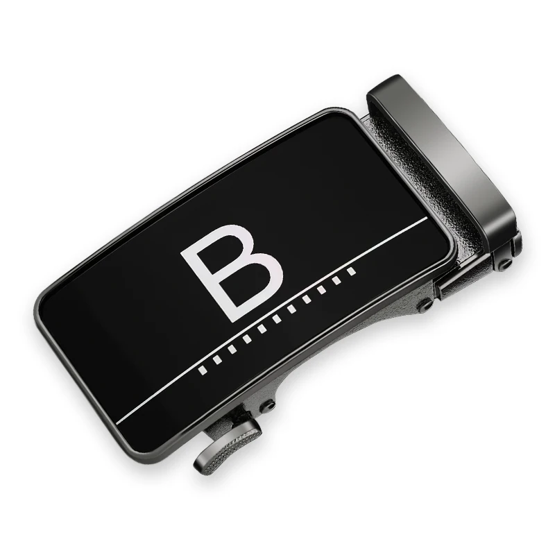 Męska klamra do paska biznesowego z literą Części zamienne Automatyczna klamra do paska o szerokości 3,2-3,5 cm Klamra ze stopu z grzechotką