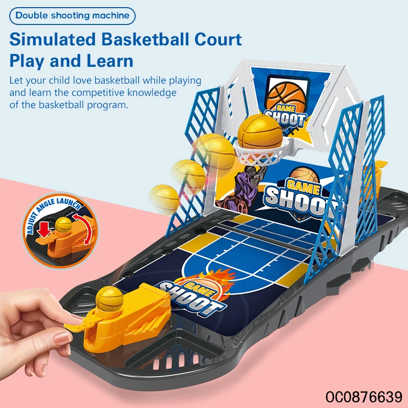 Hot sale 2 player battle mini table basketball board game toys for kids