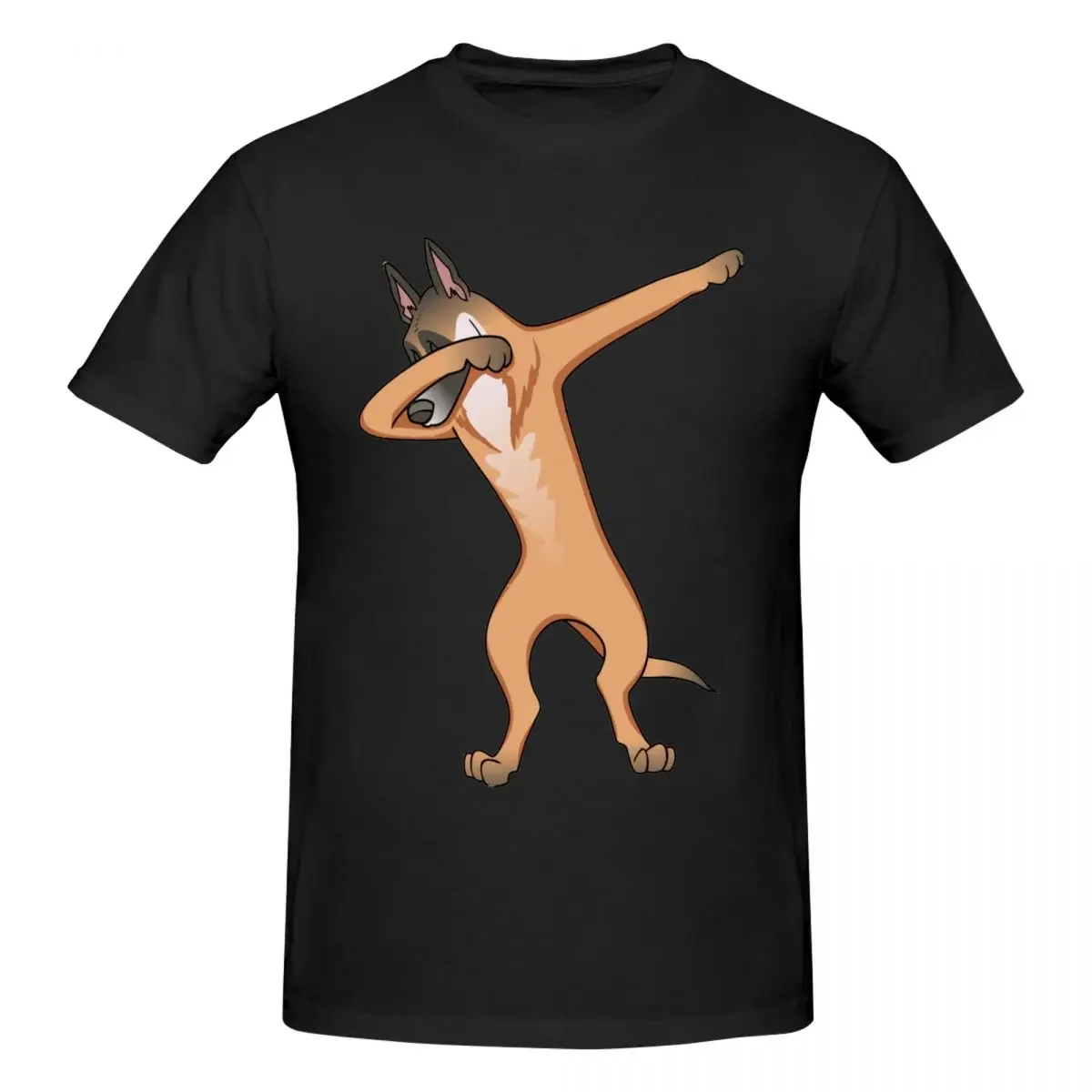 Belgian Malinois Mechelaar Funny Dabbing T Shirts Graphic Y2K Unique Cotton T Shirt For Men Women Clothing