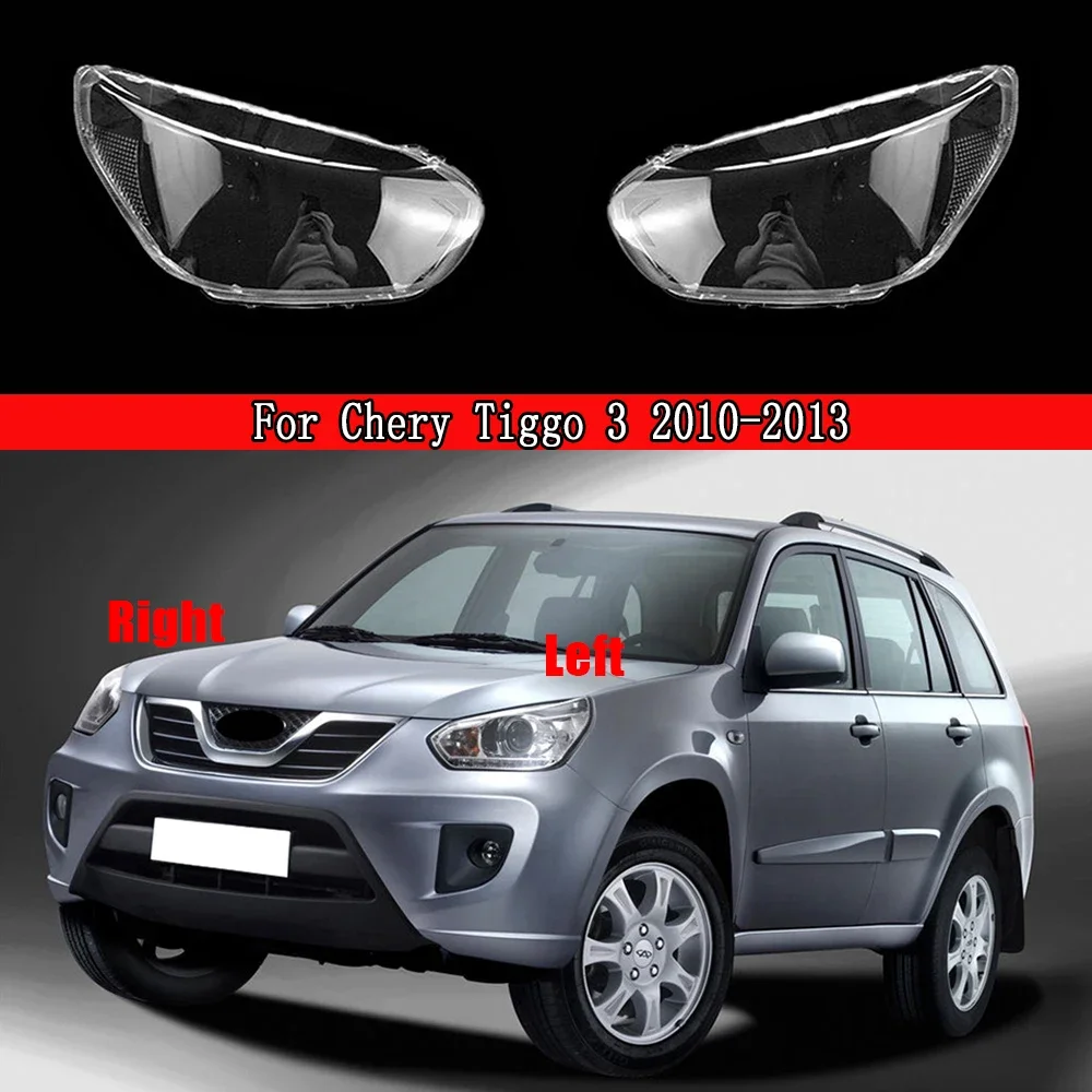 

Car Headlight Cover Lens Glass Shell Front Headlamp Transparent Lampshade Auto Light Lamp For Chery Tiggo 3 2010-2013