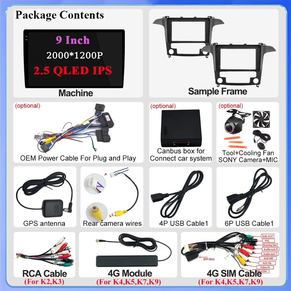 Car Radio For Ford S Max S-MAX 2007-2015 Multimidia Video Player Auto CarPlay Multimidia Video Player Auto CarPlay GPS Android