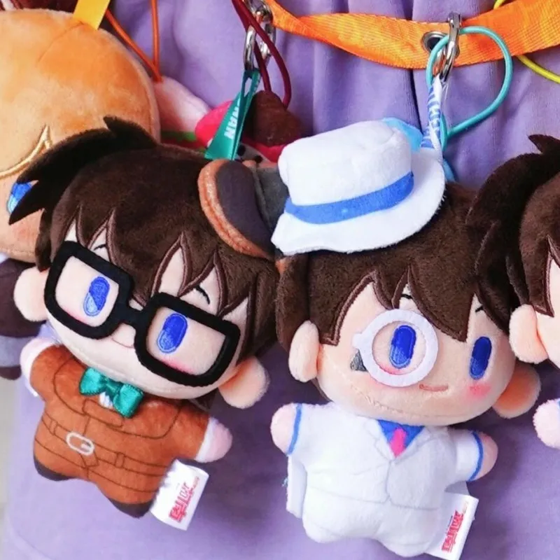 Detective Conan Cafe Plush Toys Bento Pendant Anime Peripheral Figure Collectible Model Dolls Toy Kawaii Children Birthday Gift