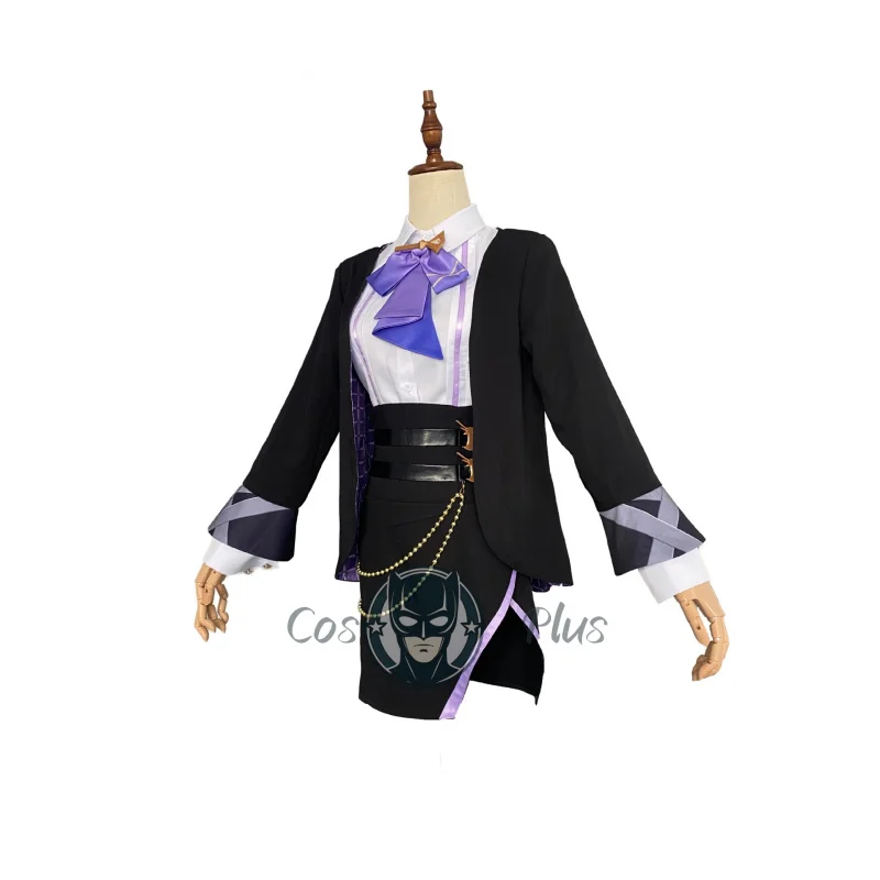 أزياء Clorinde التأثيرية Co-luckin Coffee Outfit Genshin Impact Roleplay Halloween Christmas Carnival Comic Con Party