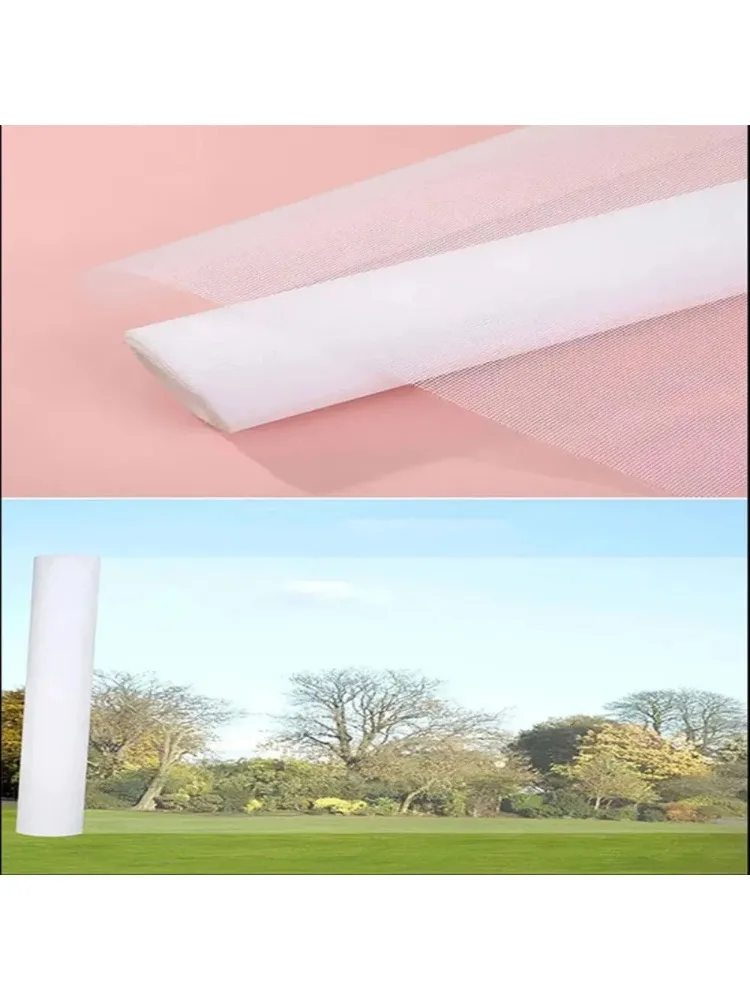 Entwickelt für Schneiden und breite Abdeckung, ideal für den Innen- und Außenbereich mit multifunktionalem weißem Insektenschutznetz auf Rolle.