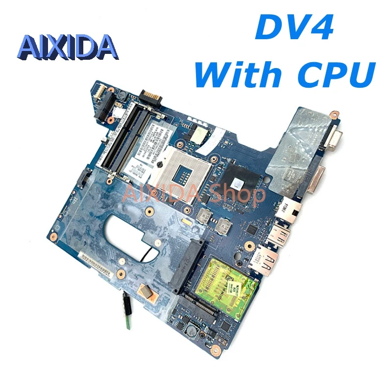 

AIXIDA LA-4106P 590350-001 590350-501 Laptop Motherboard For HP Pavilion DV4 DV4-2000 HM55 DDR3 GMA HD MAIN BOARD full tested