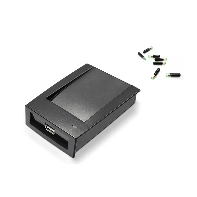 125khz/134.2khz EM4305 Animal RFID glass tag reader writer transponder chip microchip writer programmer encoder with FDX-B ID