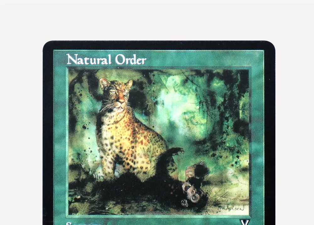 Lamina di ordine naturale/Holo TCG Proxy magico Nero Carte da gioco Proxy di alta qualità Raccolta di carte collezionabili per giochi da tavolo