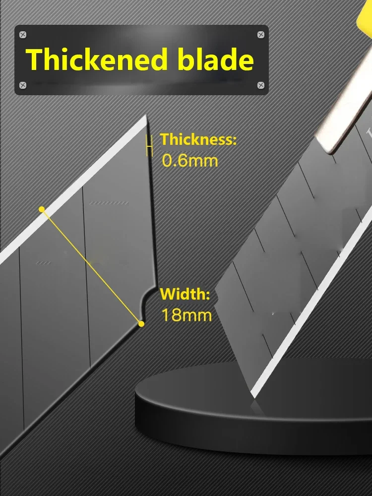 القاطع SK4 شفرة سكّين متعدّد الاستخدامات مقبض بلاستيكي المغلفة شفرة القاطع صندوق الأمان فتاحة أداة مكتب أدوات القطع المنزلية