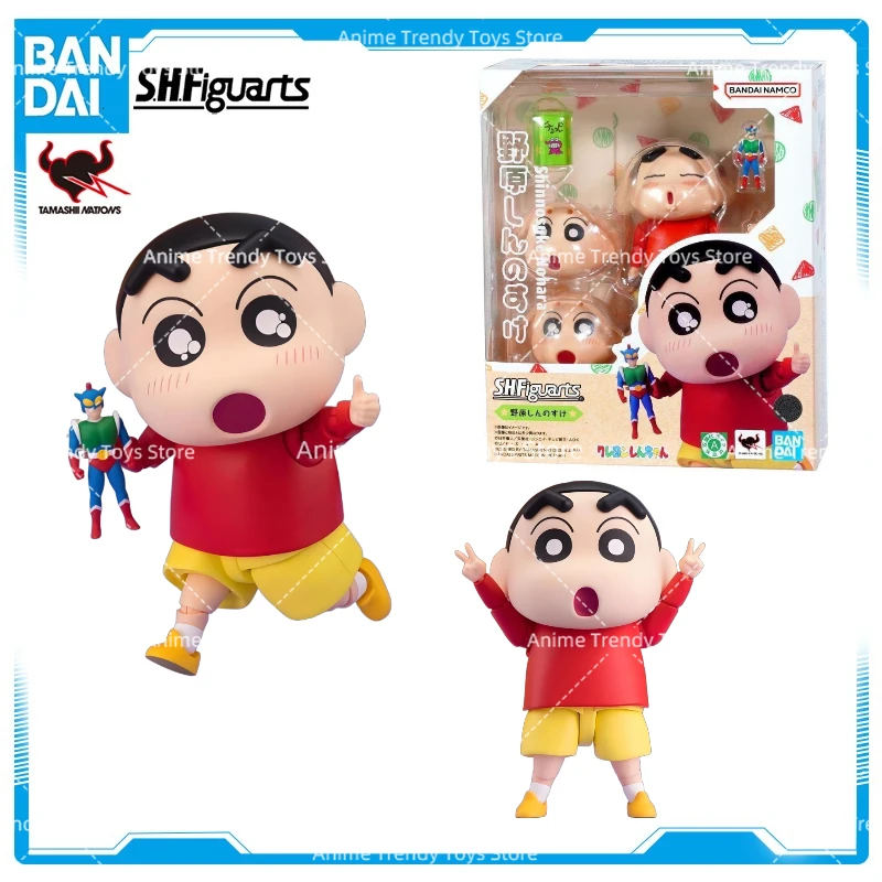 

В наличии Оригинальный конструктор Bandai Crayon Shin-chan SHF: Коллекционная фигурка аниме-персонажа Нохара Шинносуке, игрушка-модель, подарок WY